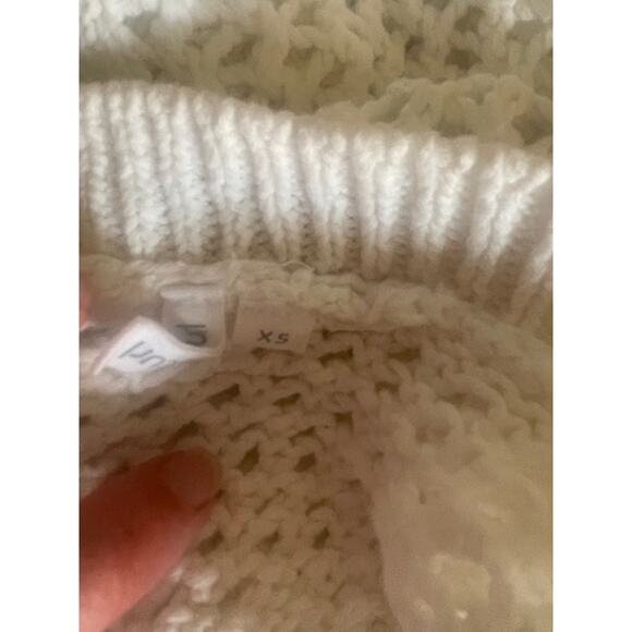 Rip Curl Women Size X-Small‎ Knit Sweater Wrap Back Long Sleeve White0 - Picture 4 of 6